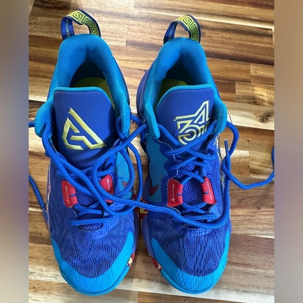 🛍️Unisex Nike Antetokoumpo Basketball Shoes Size 5Y gently used